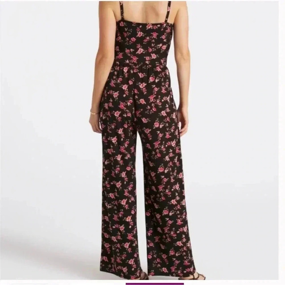 Kayleigh Rochelle Multicolor Floral Knot Wrap Sleevelesss Jumpsuit Size XXL - Picture 2 of 10